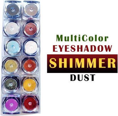VOZWA Eyeshadow Multicolor Shining Shimmer Dust 12 g(Multicolor)