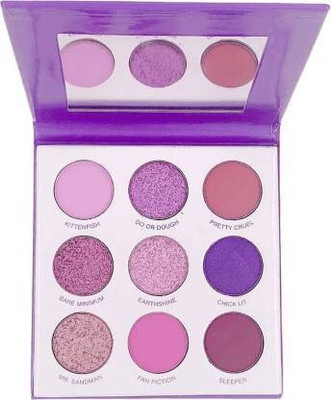 INDIANA HUDA SFR High Pigmentation 9 Color Eyeshadow palette with Long-Lasting Formula 9 g(MULTI COLOR)