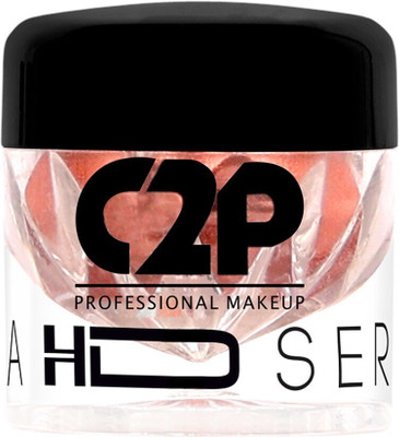 C2P Professional Makeup Eyeshadow HD Loose Precious Pigment with Metallic Effect for Eyes & Body Makeup 2 g(Copper 09)