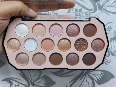 WOONGMI Bridal Makeup Matte Shimmer And Glitter Eyeshadow Palette 17.6 g(Multicolor)