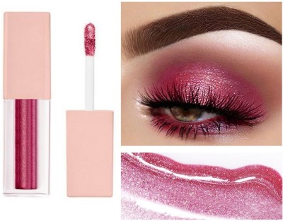 SEUNG Liquid Eyeshadow Long Lasting Waterproof Shining Shimmer Glitter 4 g(PINK)