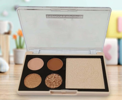 REIMICHI Eyeshadow Mattes And Shimmers High Pigmented Color Board Palette 8 g(Multi color)