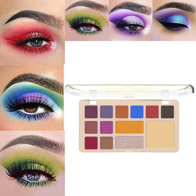 BLUST&FAMME 13color eyeshadow pack of 1 25 g(Multicolor)