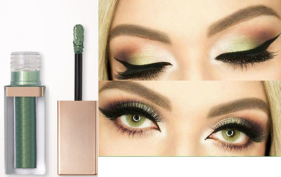 GABBU BEST WATERPROOF GLITTER AND SHIMMER GREEN EYE SHADOW 4 g(green)