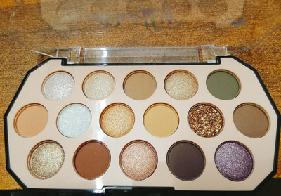 Emijun 16 COLOURS EYESHADOW PALETTE 17.6 g(MULTI-COLOUR)