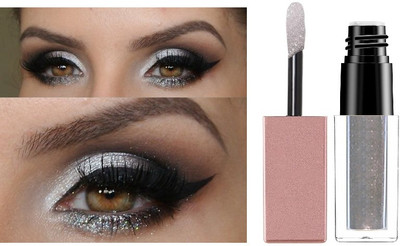 BLUEMERMAID Best Metallic Grey Liquid Eye shadow | Highly Pigmented 4 g(GREY)
