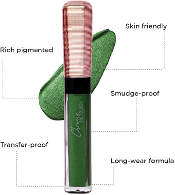 HUZURLU non transfer new gel Eyeshadow Get Glitter Glow 7 ml(Green)