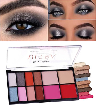 BLUST&FAMME Ultra Smooth Eyeshadow Palette Pigmented Colors Long Wearing 1sas 25 g(multi)