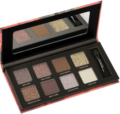 SUGAR Cosmetics Blend The Rules Eyeshadow Palette, High Pigmented, Long lasting & Buildable 10.4 g(05 Willow - Dainty Browns)