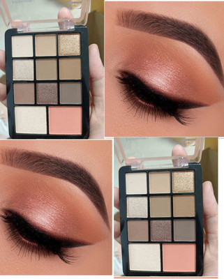 EVERERIN 11 Colour Professional Makeup Eyeshadow Palette COMBO 33.6 g(multi colour)