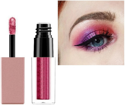 urbanfox Metallic Liquid Eyeshadow With Radiant Shimmer Finish 4 ml(PINK)