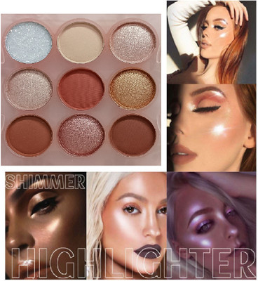 luzimaisa Matte & Shimmer & Long Lasting Eye Shadow Palette 9 g(Multicolor)