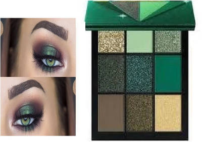 Luipui eyeshadow green trending amazing long lasting perfect for eyes pack of 1 9.9 g(MULTICOLOR)