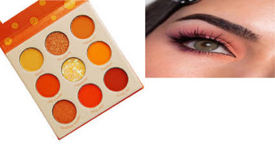Luipui MATTE FINISH PRESSED PIGMENT EYESHADOW PALETTE MAKEUP 9 g(MULTICOLOR)