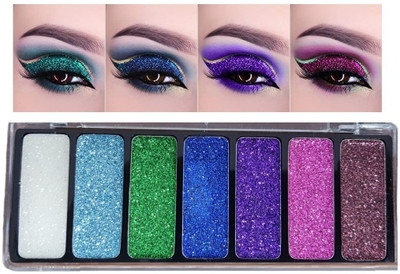 MYEONG color eyeshadow palette makeup shimmer glitter 22.52 g(Multicolor)