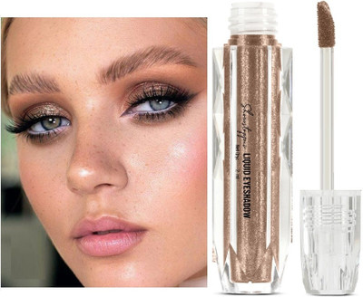 DARYUE New Shade Metallic Glow Liquid Eyeshadow | Bold & Shimmery Metallic Finish 2 ml(Oxidised Silver)