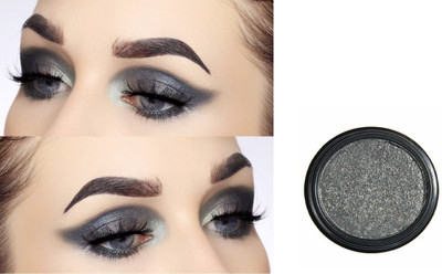 AFARAXIA Highly Pigmented copper sliver 5D Glitter Mini Eyeshadow 5 g(black)