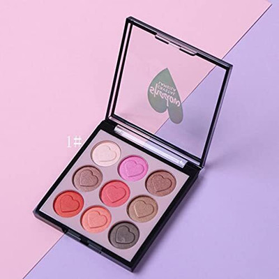MAYBELUCKY 9 Shades of Glamour: Line Edition Eyeshadow Palette for Stunning Eye Makeup 20 g(Multicolor)