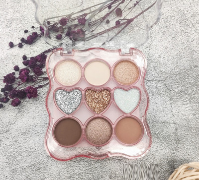 Jiwoo 9 Shade Ultra Pigmented Eyeshadow Palette 11 g(multicolor)