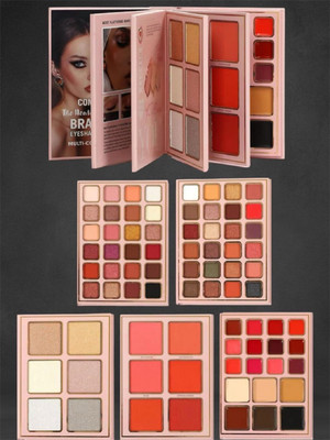 Pure Cosmetics 5-in-1 Makeup Eyeshadow Palette Book 80 g(Multi color)