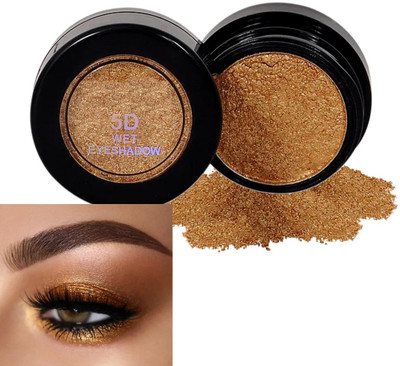GABBU Highly Pigmented Metallic Gold 5D Glitter Mini Wet Eyeshadow GOLD 4.5 g(GOLD)