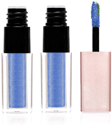 ADJD Combo Metallic Liquid Eyeshadow Eyeshadow with Radiant Shimmer Finish Blue 8 g(Blue)