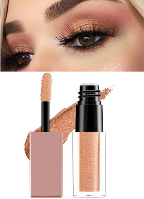 BLUEMERMAID Best Metallic Liquid Eyeshadow | Highly Pigmented With Radiant Shimmer 4 ml(Copper)