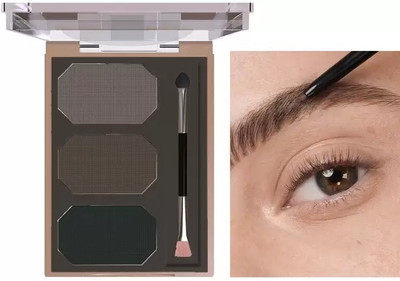 GFSU - GO FOR SOMETHING UNIQUE MATTE FINISH OR CREAMY EYE BROW PALETTE WITH BRUSH 9 g(BROWN)