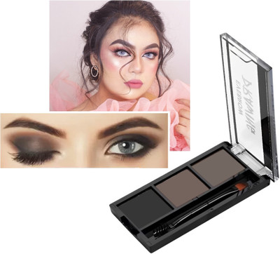 tanvi27 Pro Eyebrow Palette Shape My Brow, 3in1 Brows Powder Wax Cream, Eye Makeup 7.2 g(MULTI COLOR)