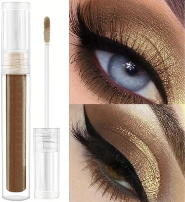 GULGLOW99 Matte, Shimmer & Glitter Finishes, Single Color Eyeshadow 5 g(copper)