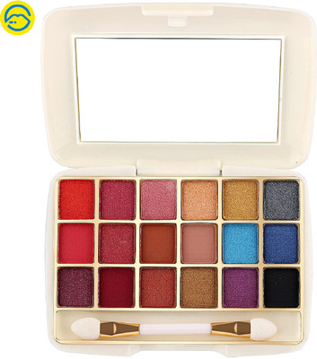 MARS 18 Color Eyeshadow Palette, Highly Pigmented, Long-Lasting Matte & Shimmer Shade 12 g(Shade-03)