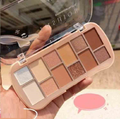 GULGLOW99 12 Shades HD Pigmented Eyes Eyeshadow Palette-01 15.5 g(MULTI COLOR)