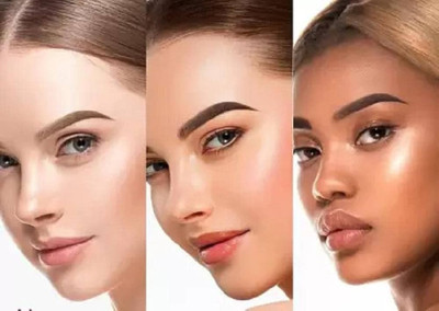 GABBU High pigment 3 color eyebrow powder palettee/ 7.8 ml(multi)