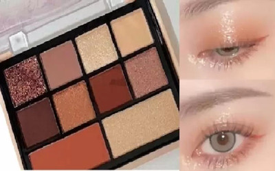 EVERERIN 1 blusher 1 highlighter 8 colour function shadow palette 12 g(multi colour)