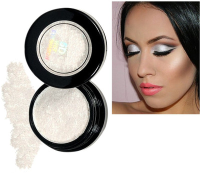 tanvi27 Shimmery Shine Exposed 5D Wet Eyeshadow, Highly Pigmented, Glitter Eye Shadow 5 g(White)