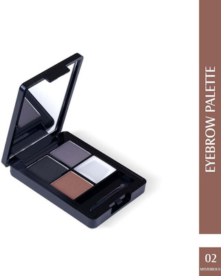 Glam21 Cosmetics 4-in-1 Eyebrow Palette Micro Pigments, Smudge Proof, Longlasting Eye Make-up Kit 9 g(MYSTERIOUS)