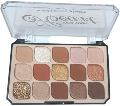 Latixmat New 15 Color Shimmer and Matte Eyeshadow Palette 15 g(MULTI COLOR)