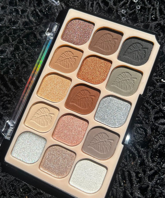 Latixmat 15 Color Shimmer and Matte Eyeshadow Palette 15 g(MULTI COLOR)