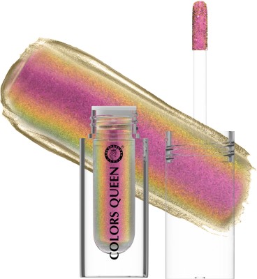 COLORS QUEEN Multichrome Highly Pigmented Long Lasting Smudge Proof Metallic Liquid Eyeshadow 1.8 g(9 - Medusa)