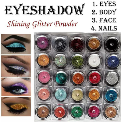 Arcanuy 3D Finish Multi Purpose Soft Touch shimmery glitter(MULTICOLOR)