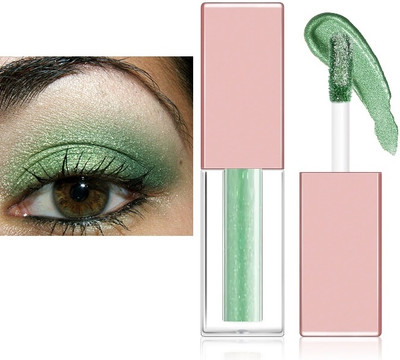 BLUEMERMAID Highly Pigmented Eyeshadow Liquid & Metallic , Smooth Glide Insta Dry Formula 4 ml(Green)