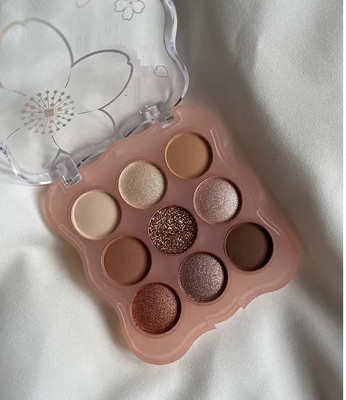 Jiwoo Matte Glitter Pigments Eyeshadow Palette 13 g(Muliti colour)