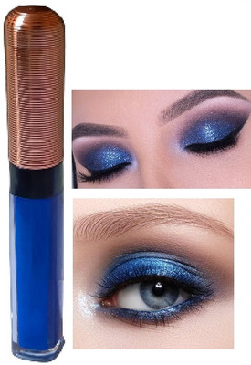 HUZURLU PROFESSIONAL MAKE UP LOOK WATER PROOF LIQUID GLITTER EYE SHADOW. 7 ml(Blue)