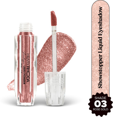 Hilary Rhoda Showstopper Liquid Eyeshadow | Gel-Based Formula | Shimmer Finish| Blends Easily 2 ml(Rose Gold)