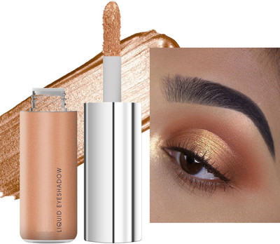 GULGLOW99 Liquid Metallic Eyeshadows High Pigment Eyes Shadow Long Lasting Waterproof 7 ml(COPPER)