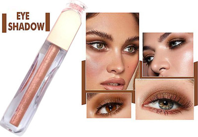 Sheny All Skin Types Water Proof Smudge Proof Shimmer Glitter Liquid Eye shadow 5 ml(golden)