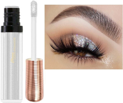 THTC Metallic Liquid Eyeshadow with Radiant Shimmer Finish 001 6 ml(Snow White)