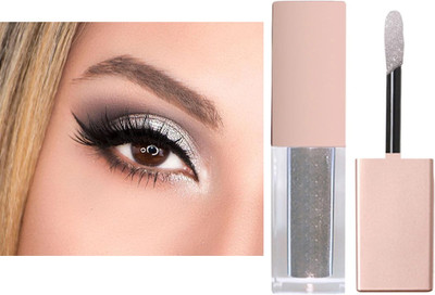 BLUEMERMAID Professional Metallic Grey Liquid Eye shadow | Highly Pigmented 4 g(GREY)