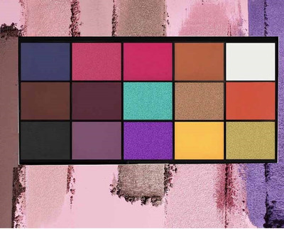 WOONGMI 15 Pigmented Colors Eyeshadow Palette 22.5 g(Multicolor)