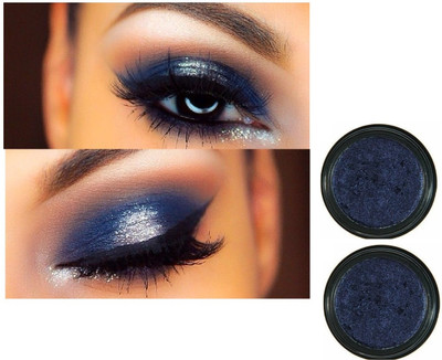 Latixmat Shimmery Finish Exposed 5D Wet Eyeshadow, Light Weight, Smooth Texture 10 g(Navy Blue)